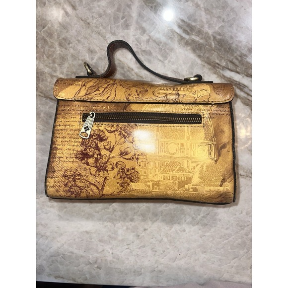 NEW Patricia Nash Carisbrooke Satchel Crossbody Purse Italia Sketchbook READ - Picture 2 of 6